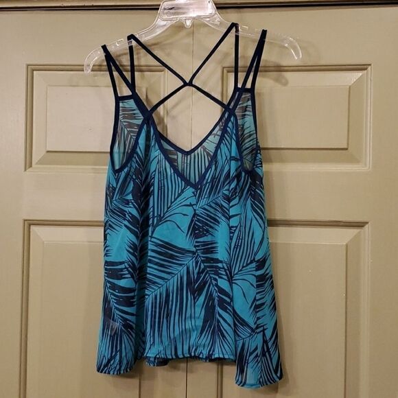 Ya Los Angeles tropical sheer tank top - Picture 8 of 8